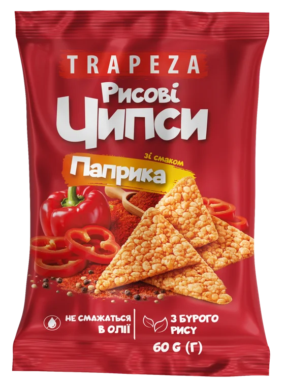 Чипси Рисові зі смаком «Паприки»