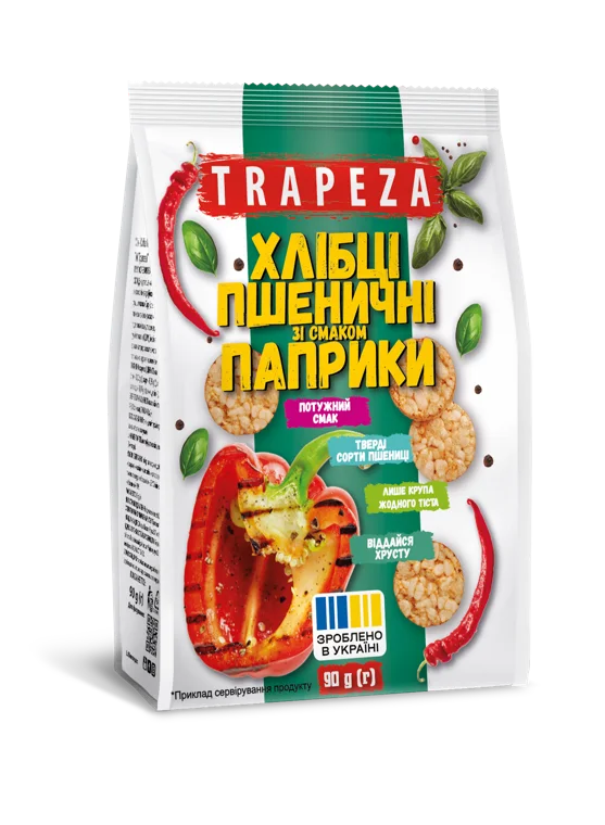 Міні-Хлібці Пшеничні зі смаком «Паприка»