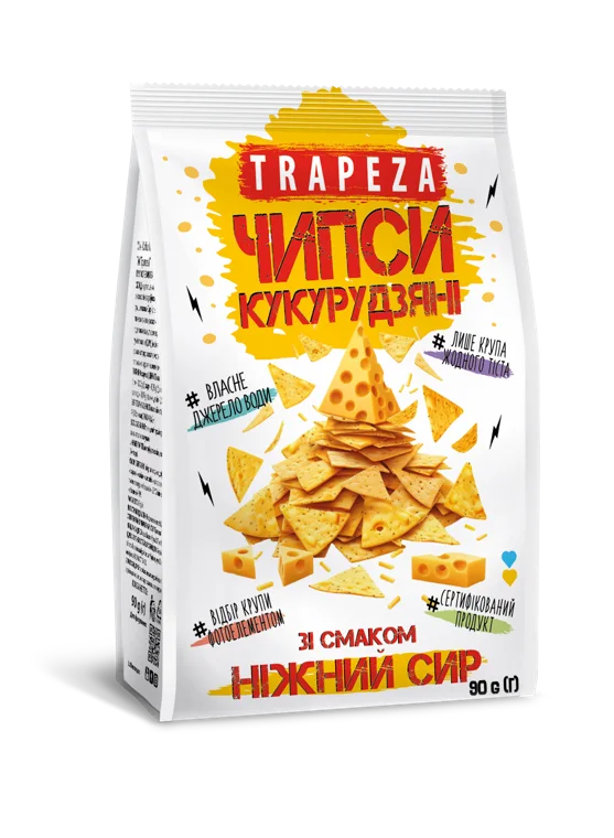 Чипси Кукурудзяні «Ніжний сир»